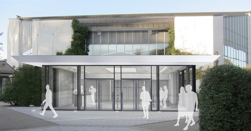 STADTHALLE SCHWABMÜNCHEN — SANIERUNG UND FOYER ERWEITERUNG