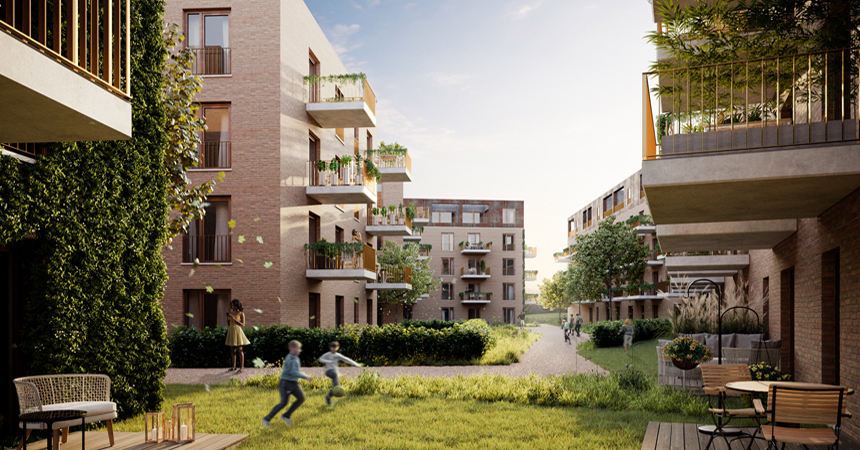 WETTBEWERB URBANES LEBEN AM PAPIERBACH BAUFELD E1, LANDSBERG A. LECH